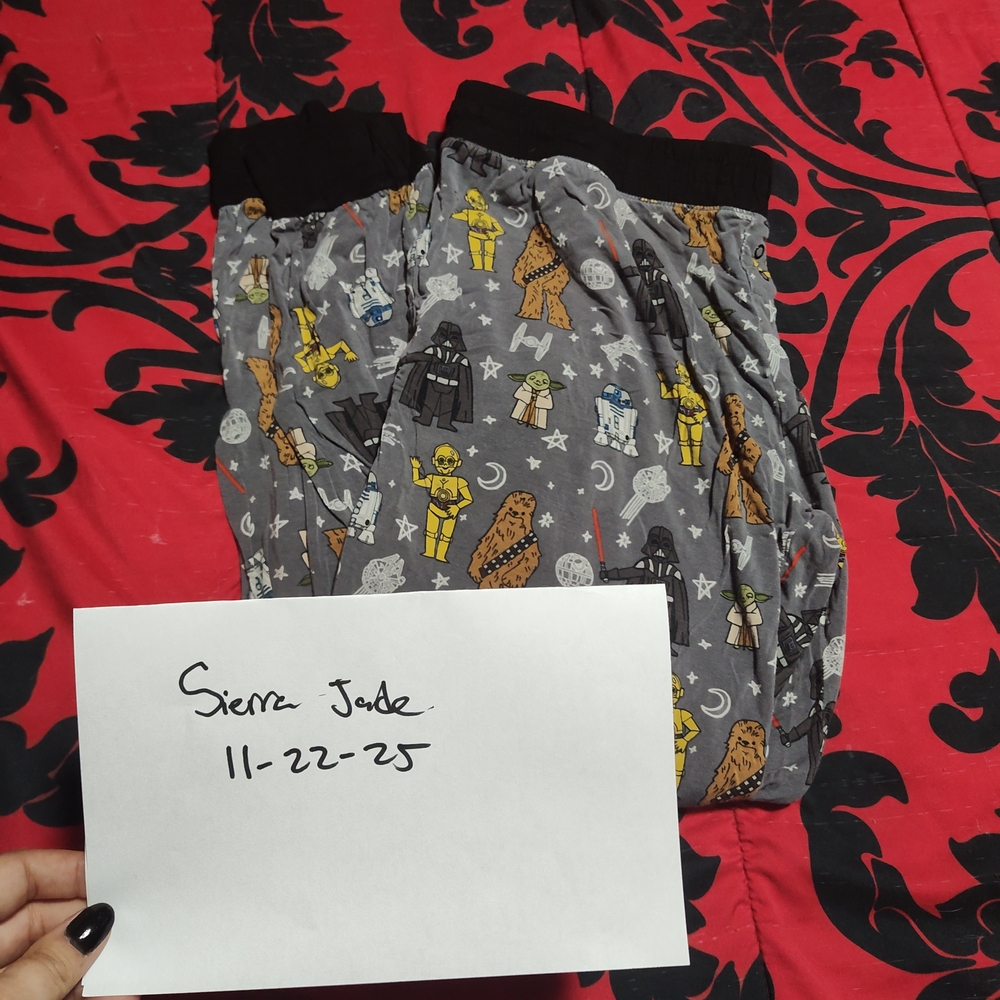 Star Wars Themed Pajama Pants Little Sleepies Large